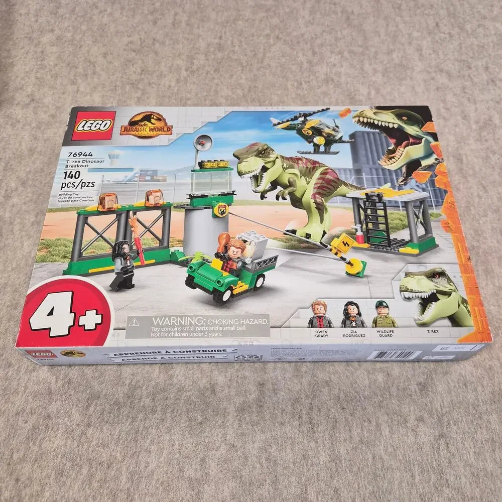LEGO 76944 JURASIC WORLD T REX DINOSAUR BREAKOUT SET